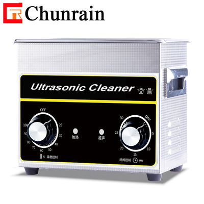 Chunrain CR-030 4L 180W limpiador ultrasónico de alta frecuencia temporizador mecánico para dientes falsos