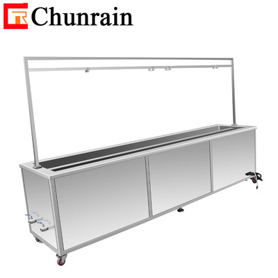 Máquina de limpieza a ciegas para cortinas sucias de ventanas y cuchillas metálicas para motores