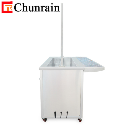 Máquina de limpieza a ciegas para cortinas sucias de ventanas y cuchillas metálicas para motores