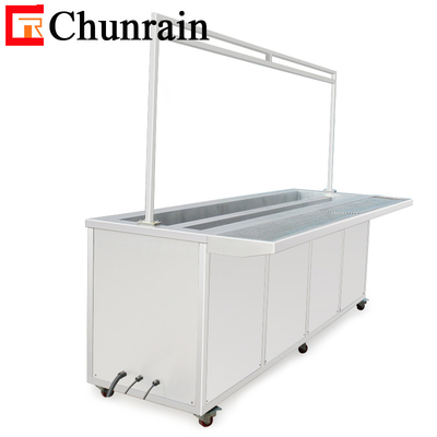 Máquina de limpieza a ciegas para cortinas sucias de ventanas y cuchillas metálicas para motores