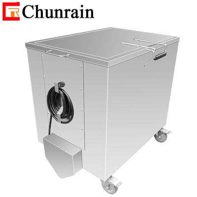 Tanque de calefacción 1500W 80 °C aislamiento térmico 30 galones de acero inoxidable extractor tanque de remoción para restaurantes CR-132L