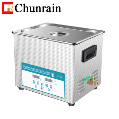 Máquina de limpieza por ultrasonido Chunrain con Degas Parts de limpieza de semieves de hardware CR-040S 10L 240W limpiador por ultrasonido