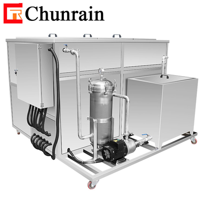 Limpieza industrial de ultrasonidos con sistema de filtros para el aro de la rueda, los rodamientos del intercambiador de calor Limpieza del baño 1500L