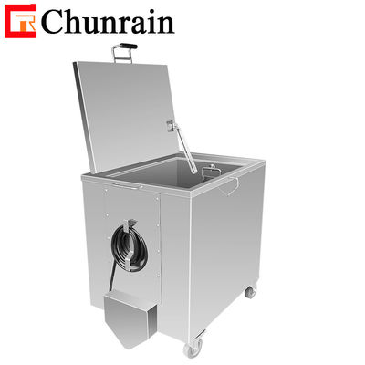 ruedas bloqueables del echador de Hood Heated Soak Tank With de la cocina de 676L ROHS