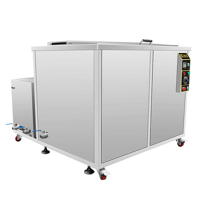 Limpiador ultrasónico industrial de las piezas del motor con el sistema del filtro de aceite