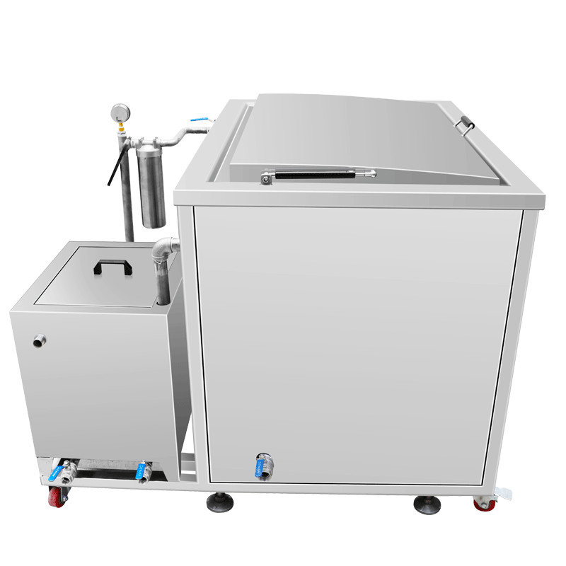 Limpiador ultrasónico industrial del motor del control 61L del PLC con el sistema 40khz 900W del filtro de aceite