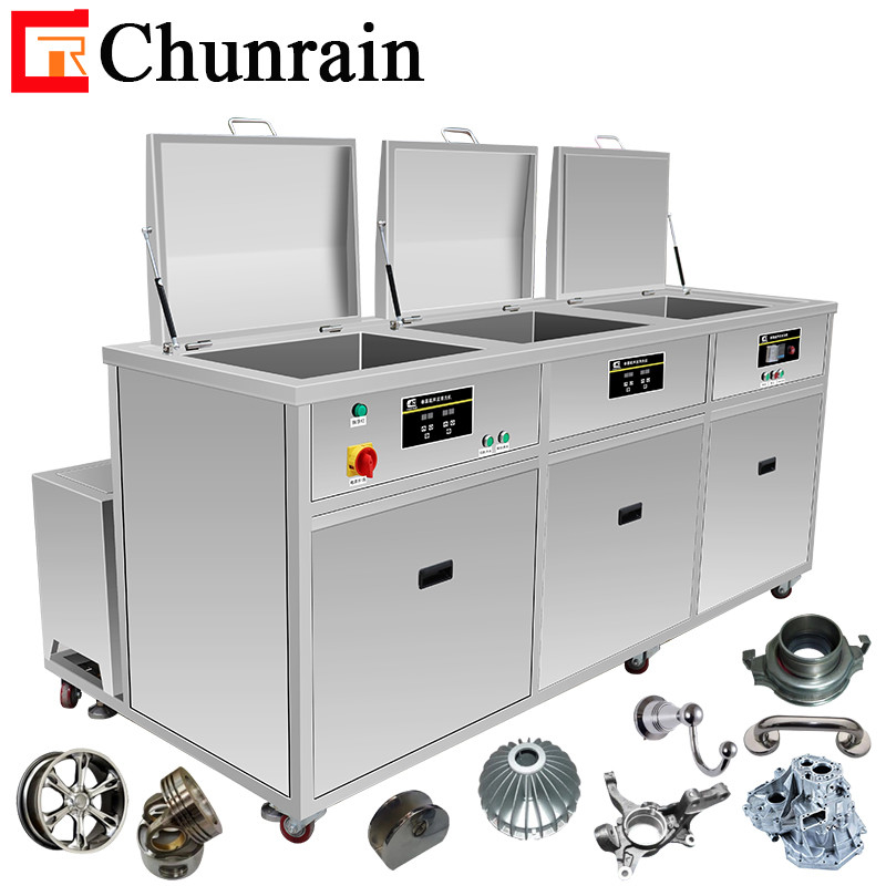 3 tanques 264L limpiadores ultrasónicos para compressores piezas de repuesto para equipos de mantenimiento de automóviles desengrasantes CR-3120GH