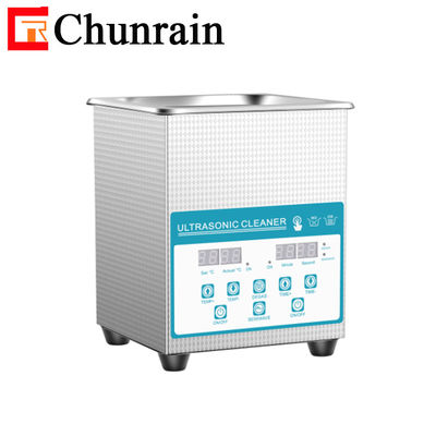 CR-010S 2L 60W limpiador de escritorio digital profesional de ultrasonido con calefacción y Degas y semieves para laboratorio dental