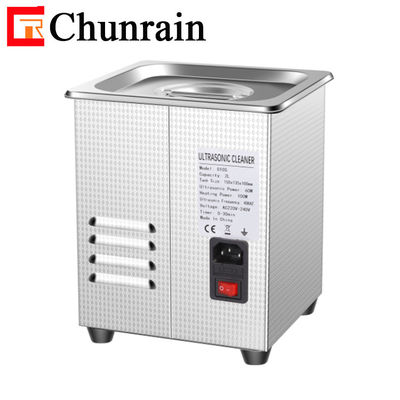 CR-010S 2L 60W limpiador de escritorio digital profesional de ultrasonido con calefacción y Degas y semieves para laboratorio dental
