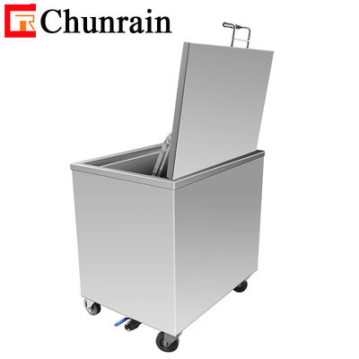 Comerciante de cocina de acero inoxidable de limpieza de horno depósito de sumersión con tanque de remoción de aceite de carbono CR-121L