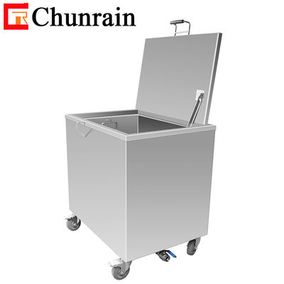Comerciante de cocina de acero inoxidable de limpieza de horno depósito de sumersión con tanque de remoción de aceite de carbono CR-121L
