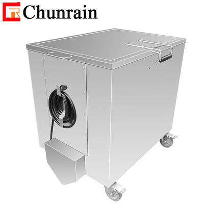 Comerciante de cocina de acero inoxidable de limpieza de horno depósito de sumersión con tanque de remoción de aceite de carbono CR-121L
