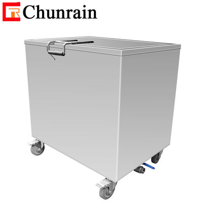 Comerciante de cocina de acero inoxidable de limpieza de horno depósito de sumersión con tanque de remoción de aceite de carbono CR-121L