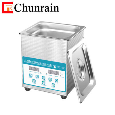 CR-010S 2L 60W limpiador de escritorio digital profesional de ultrasonido con calefacción y Degas y semieves para laboratorio dental