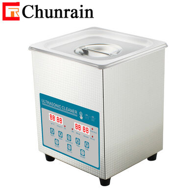 CR-010S 2L 60W limpiador de escritorio digital profesional de ultrasonido con calefacción y Degas y semieves para laboratorio dental