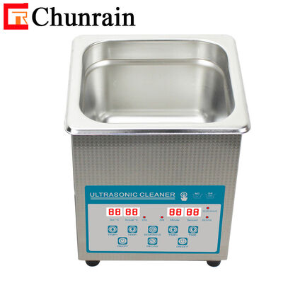CR-010S 2L 60W limpiador de escritorio digital profesional de ultrasonido con calefacción y Degas y semieves para laboratorio dental