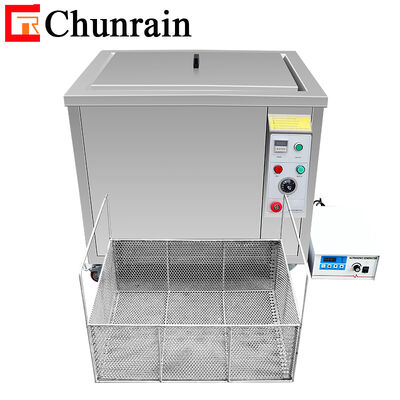 ChunRain 1800W 135L de acero inoxidable industrial limpiador ultrasónico temporizador ajustable/calentador certificado CE para el motor de camión