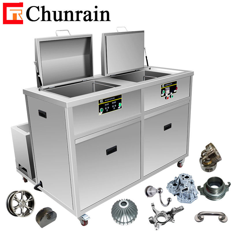 Limpiador ultrasónico de 38L, doble cámara, pulverizador seco, flujo de polvo, pintura, eliminación de molde, Hardware DPF, piezas de inyección de cabezal de impresión de motor de coche